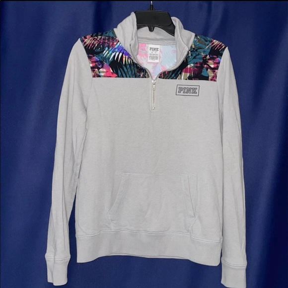 Victoria Secret Pink half zip - Picture 1 of 5